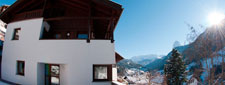 Vista su Ortisei Sassolungo e Gruppo del Sella